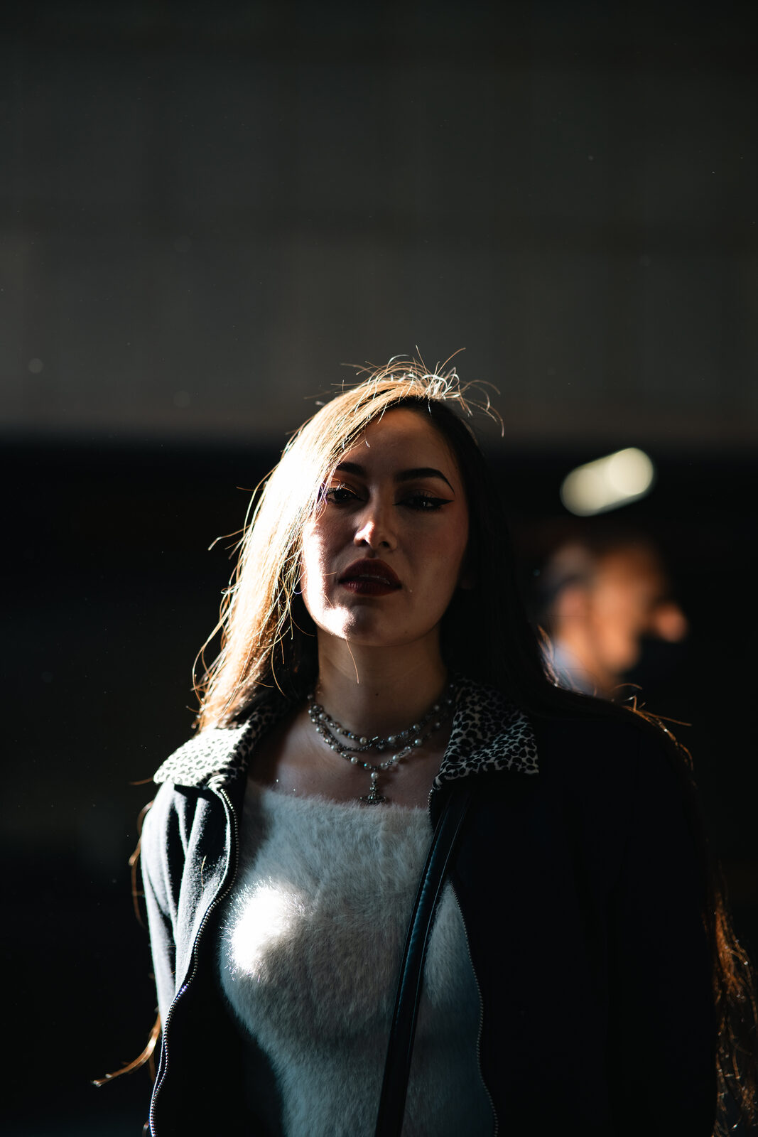 Portrait, dramatic side light