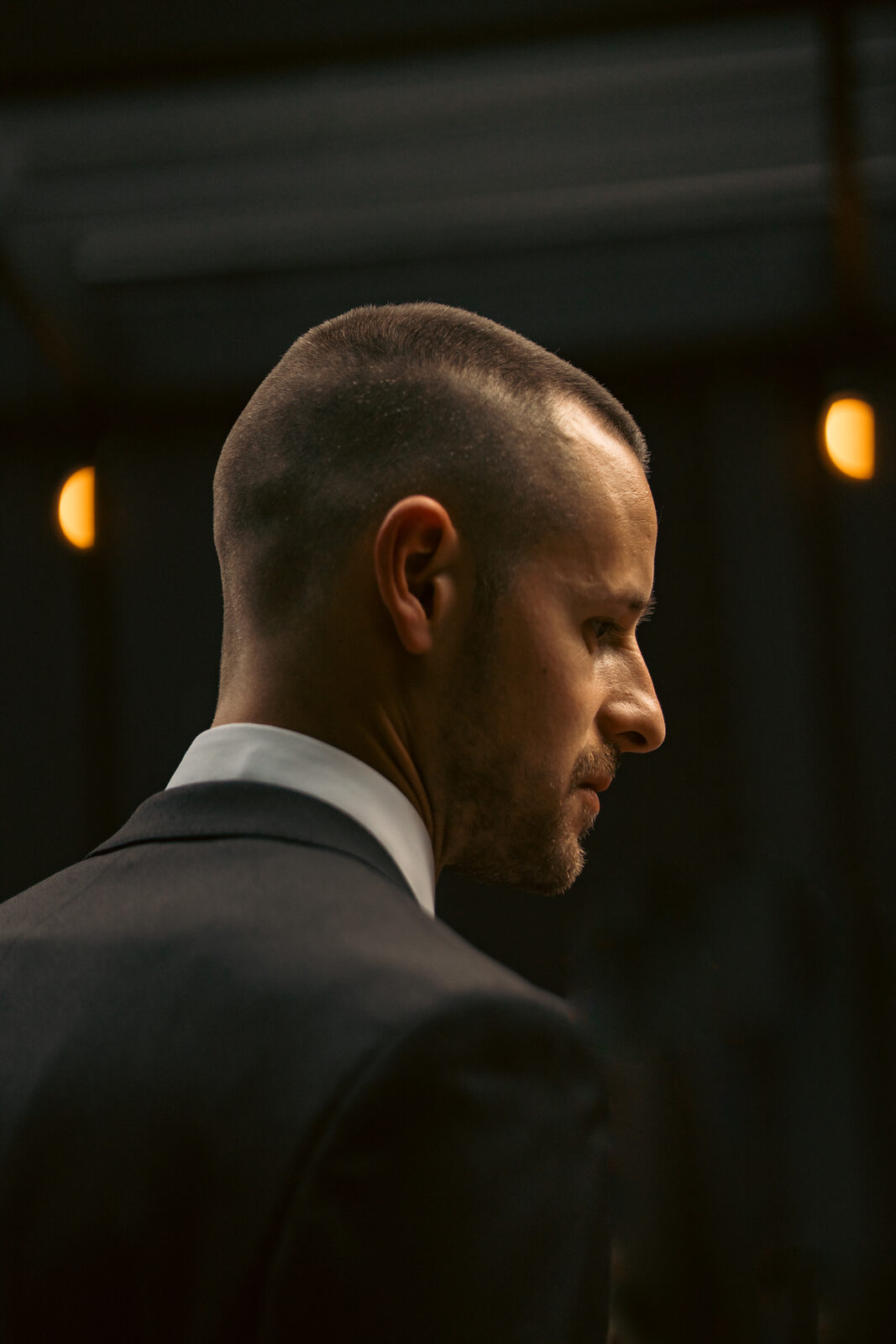 Wedding, groom profile